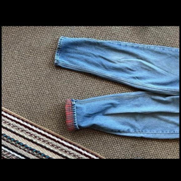 Flannel lined jeans size 8 - Picture 4 of 5